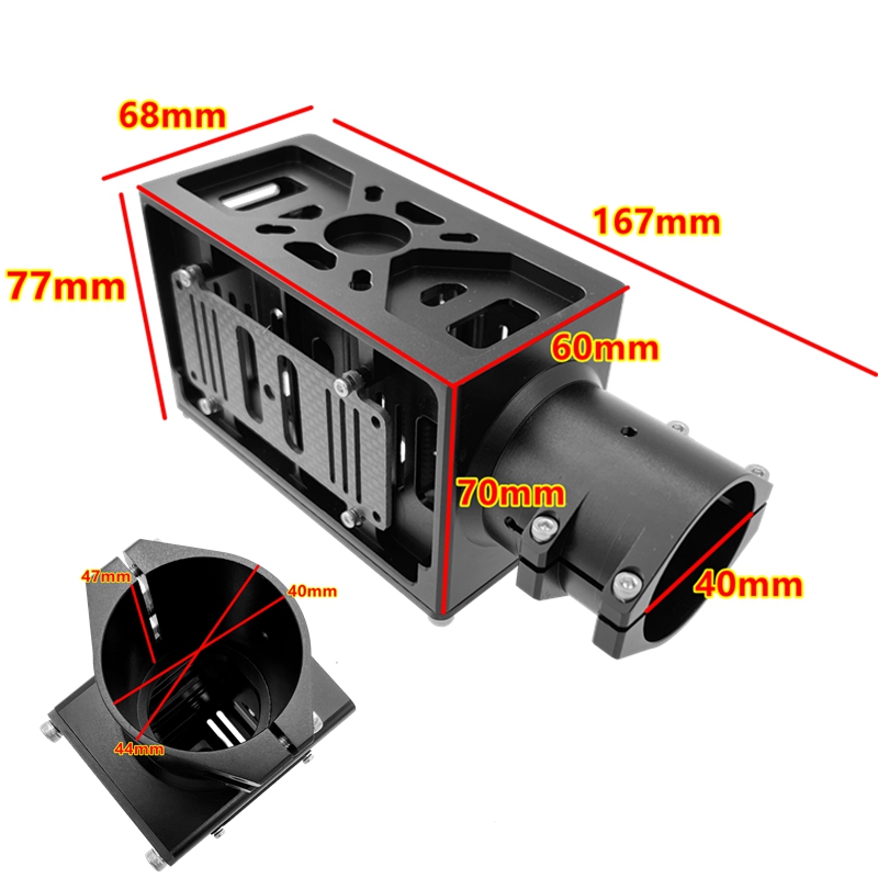 XAERO D40 Carbon Tube Motor Mo - Drone Kit Heavy Lift recension och pris
