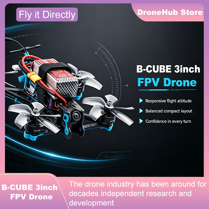 B-CUBE 3inch FPV Drone Frame K - Drone Kit Octocopter recension och pris