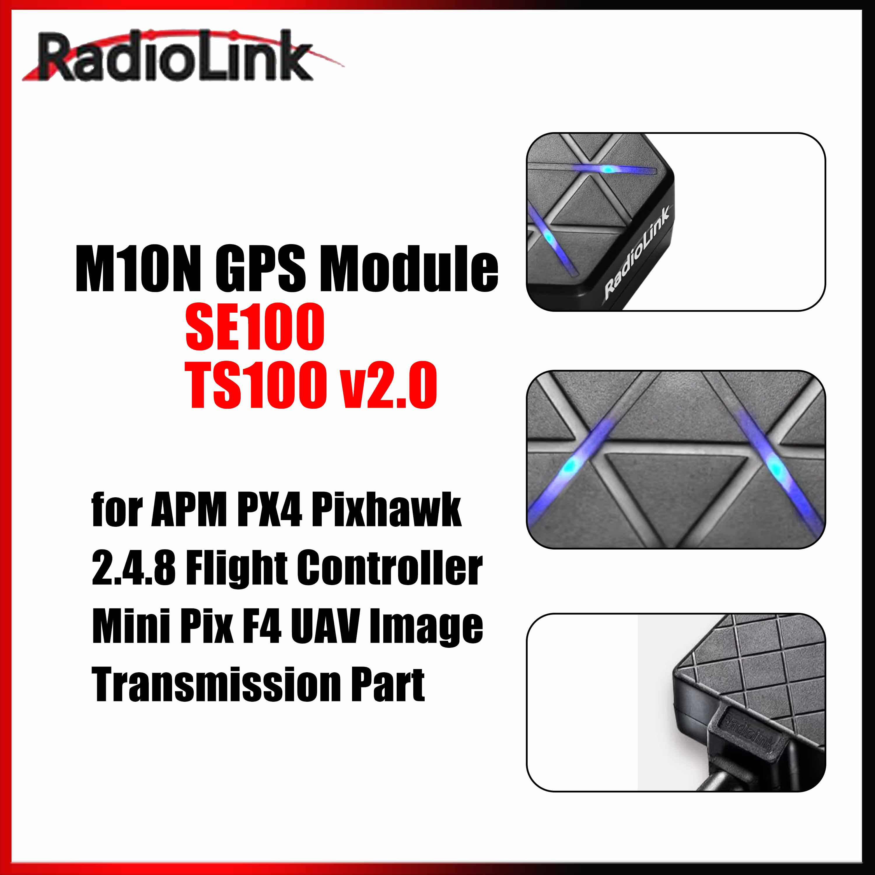 RadioLink SE100 TS100 v2.0 M10 - Drone Kit Hexacopter recension och pris