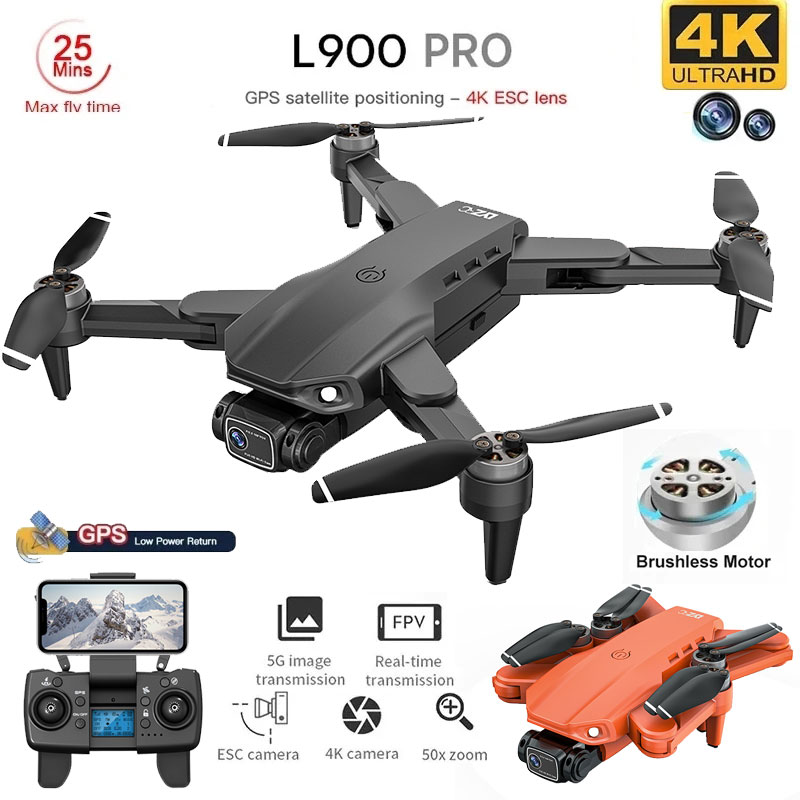 L900 Pro GPS Drone 4K Professi - Drone Kit Professional recension och pris