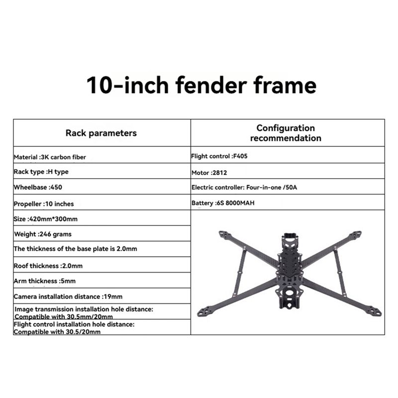 ABKN-Super Long Range FPV Cros - Drone Kit Racing recension och pris