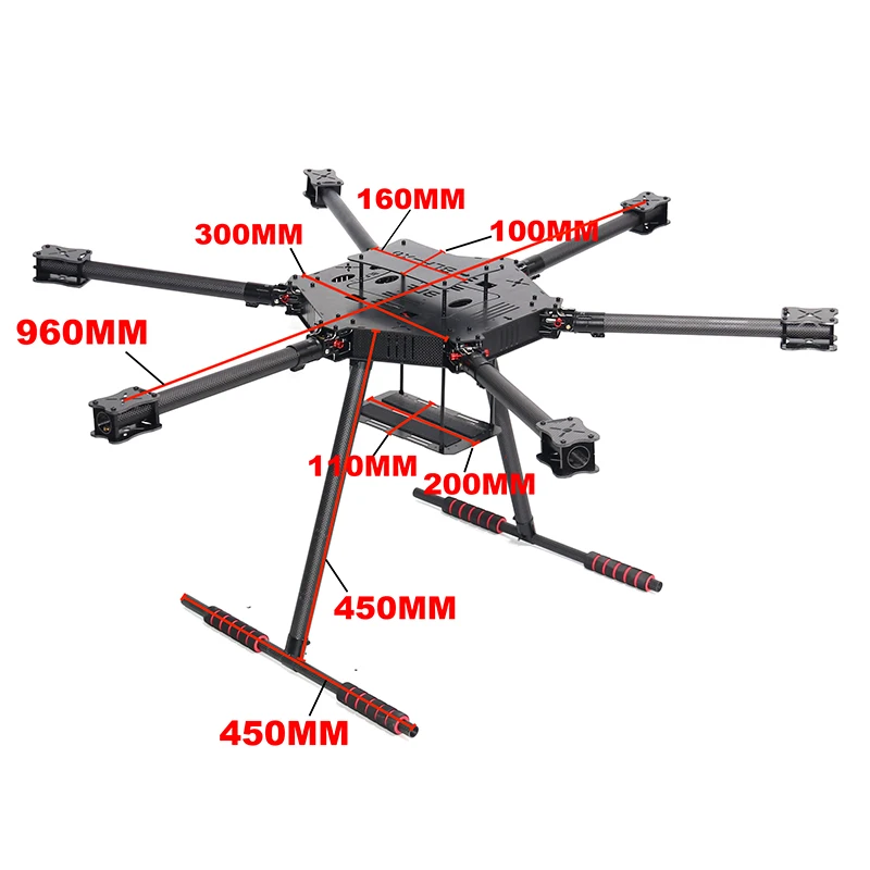 ZD850 ZD960 Full Carbon Fiber  - Drone Kit Heavy Lift recension och pris