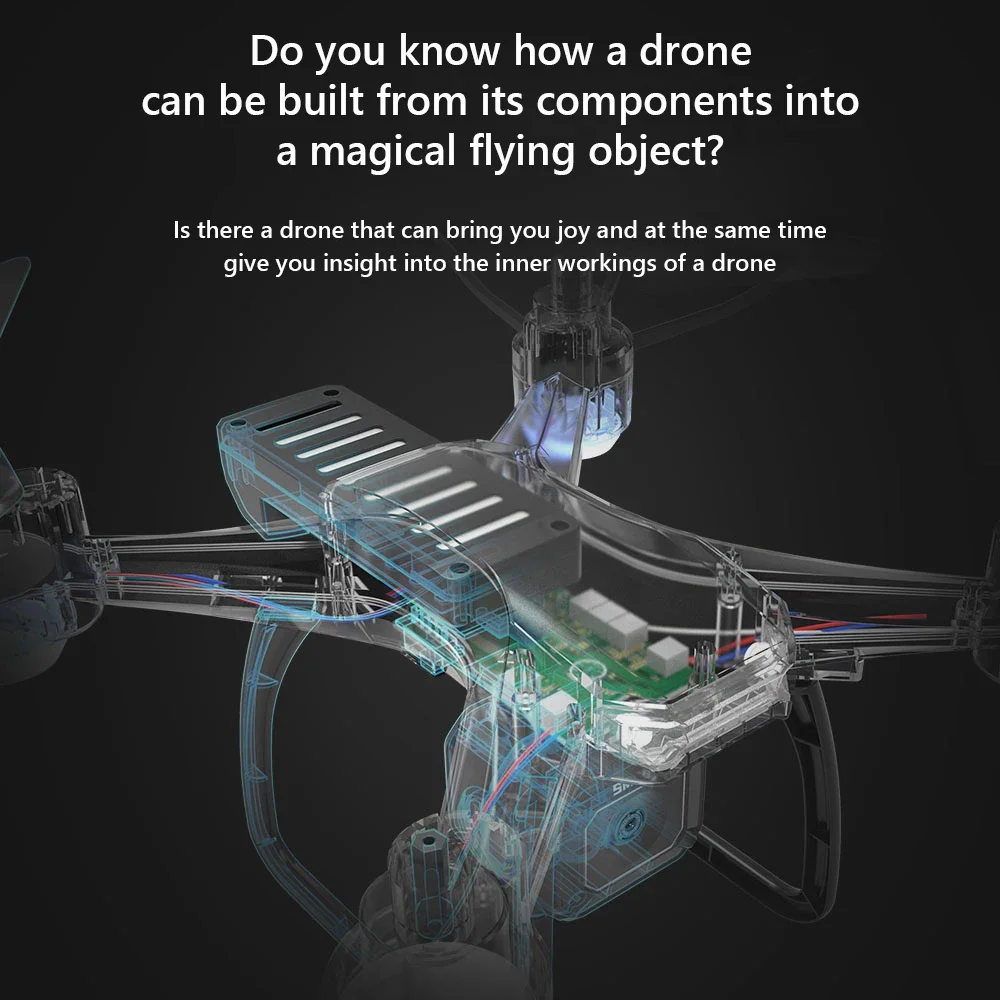 JJRC H108 DIY Teaching Assembl - Drone Kit With Camera recension och pris
