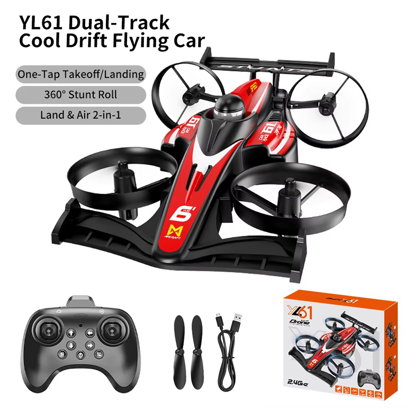 2026 Upgrade YL61 Dual-Use RC  - Drone Kit Tricopter recension och pris