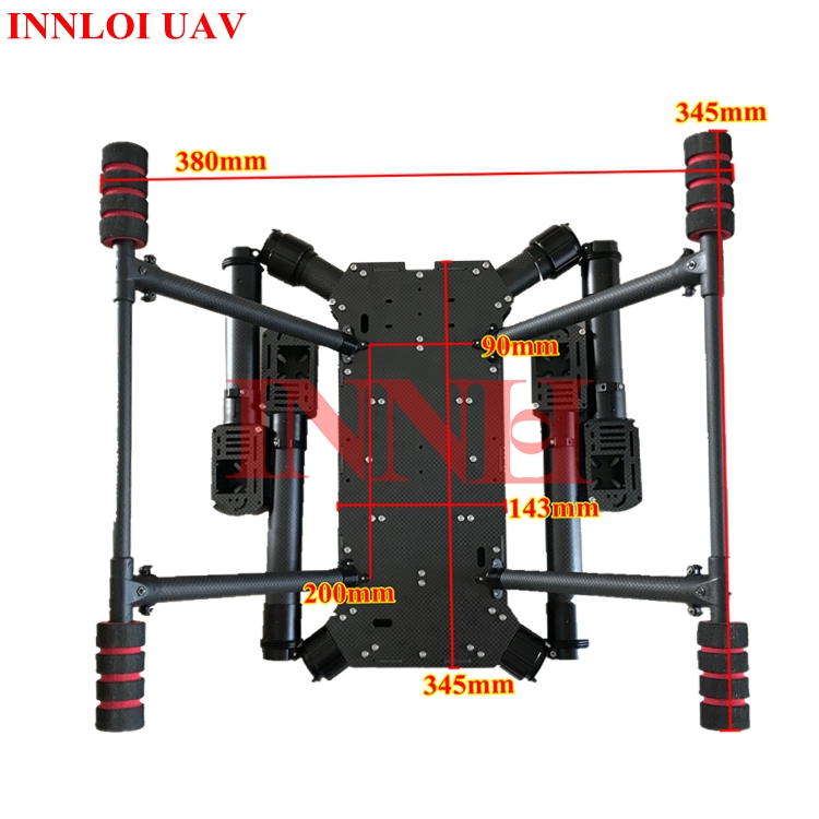 XAERO DIY H4 860mm Alien Foldi - Drone Kit Hexacopter recension och pris
