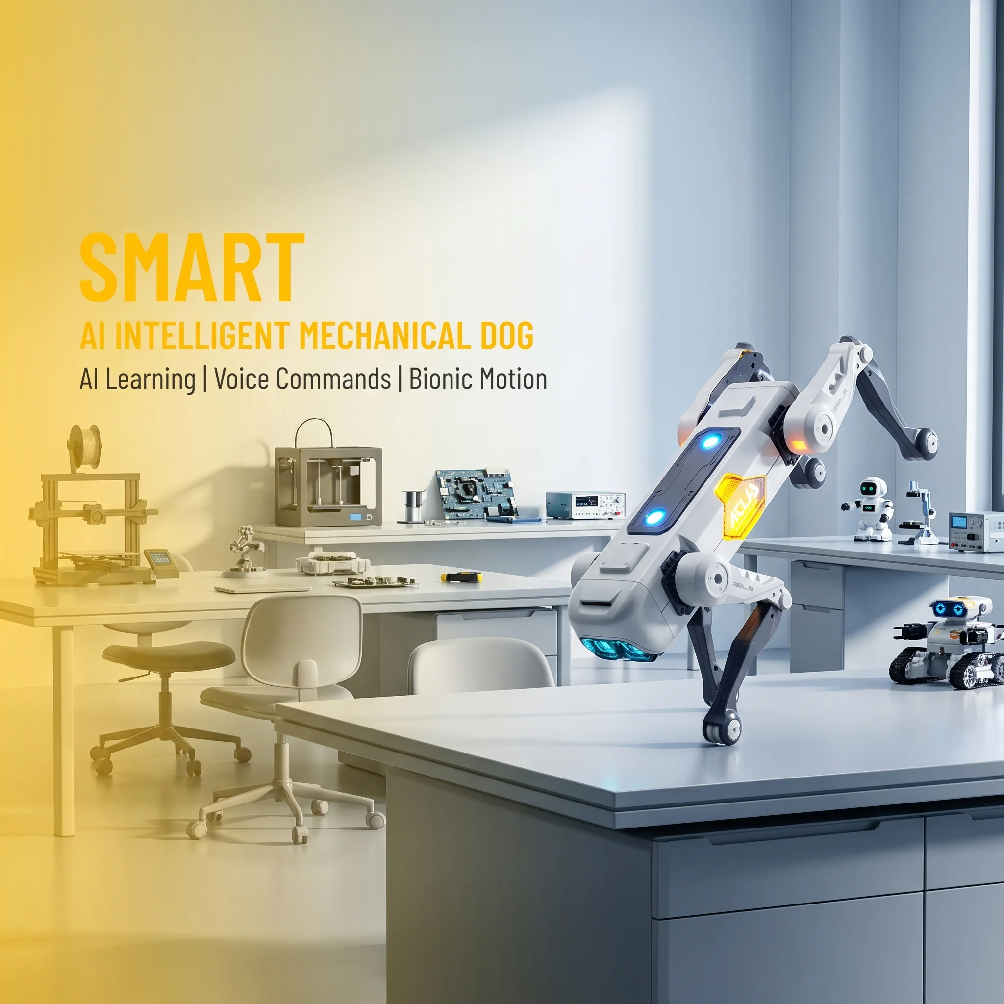 AI Smart Robot Dog, Voice & AP - Drone Kit With Camera recension och pris