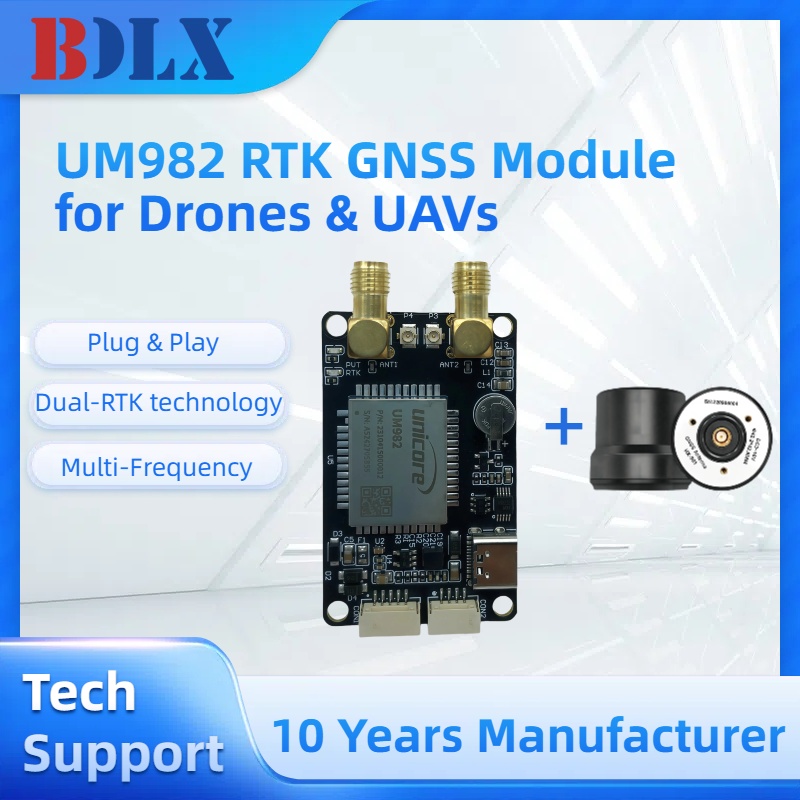UM982 Dual Antenna RTK GNSS Mo - Drone Kit Hexacopter recension och pris