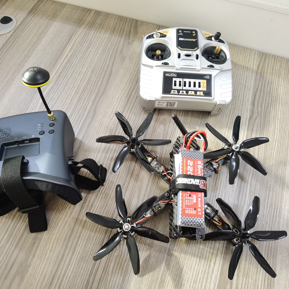 10pcs 504060 5x4x6 6-Blade Sin - Drone Kit Octocopter recension och pris