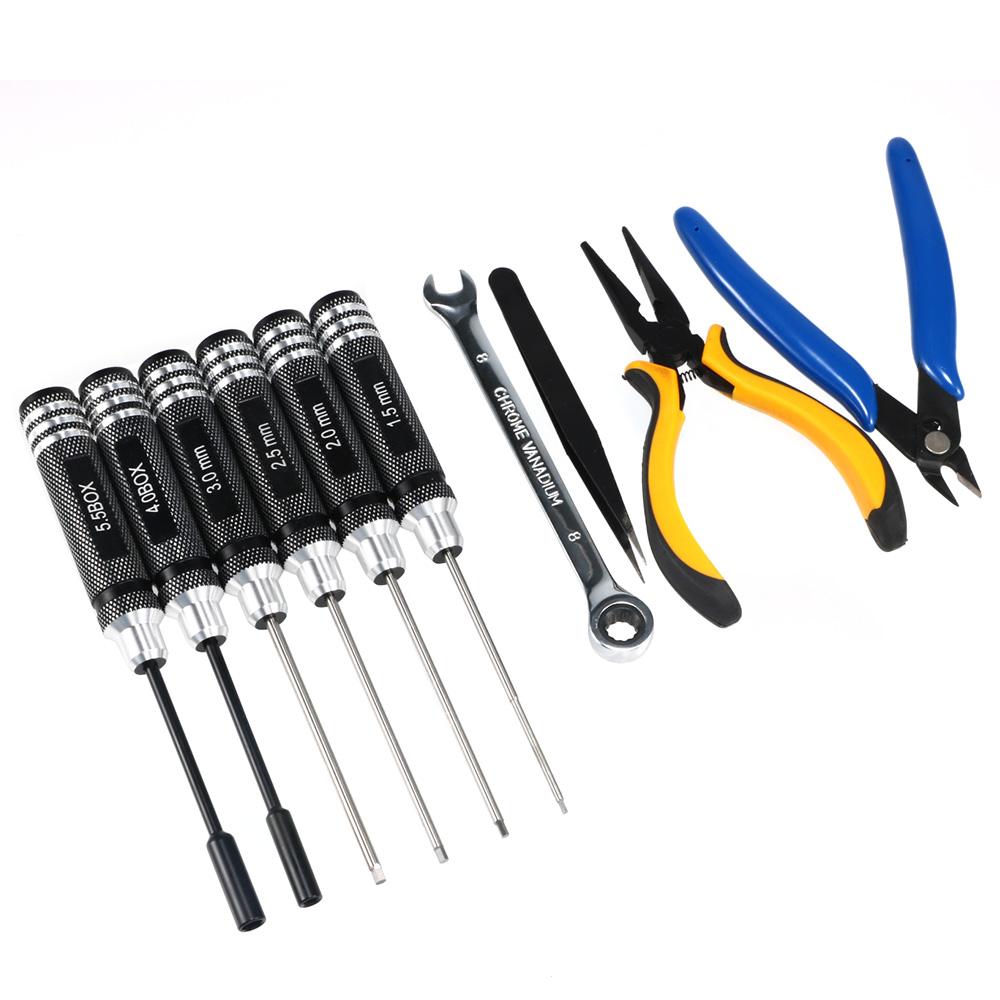 10PCS 10in1 FPV Drone RC Tool  - Drone Kit Beginner recension och pris