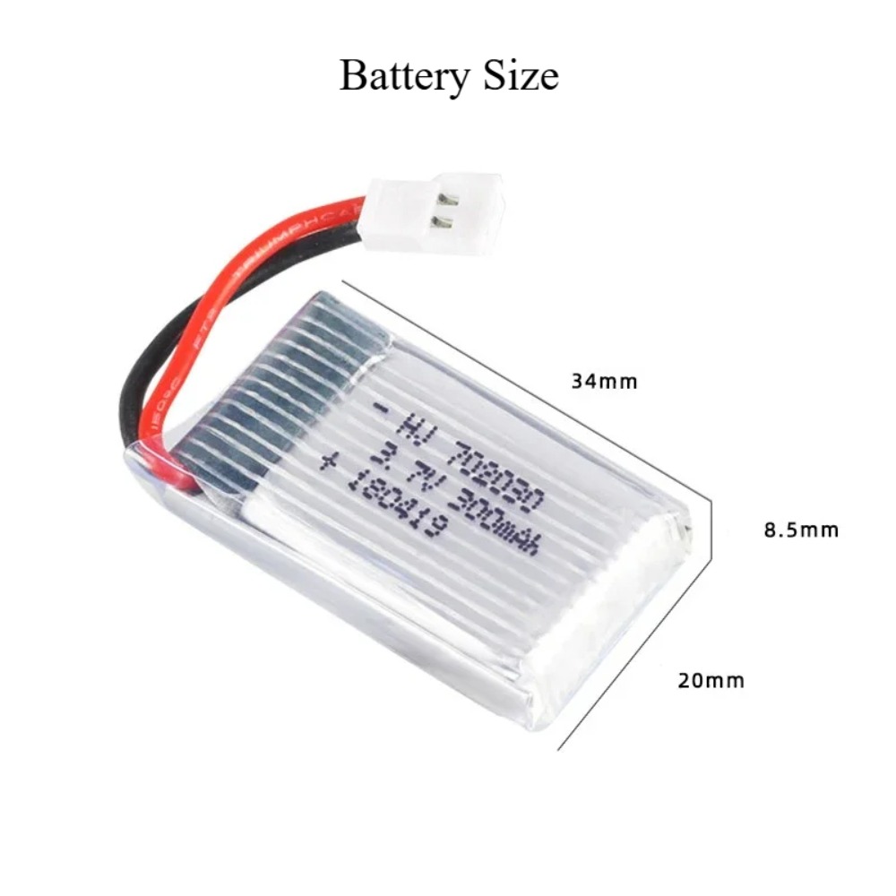 3.7V 300mAh Lipo Battery U816  - Drone Kit Beginner recension och pris